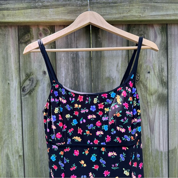 St. John’s Bay Tropical Floral Swim Dress Multicolor Plus‎ Size 16 NWT - Picture 3 of 16